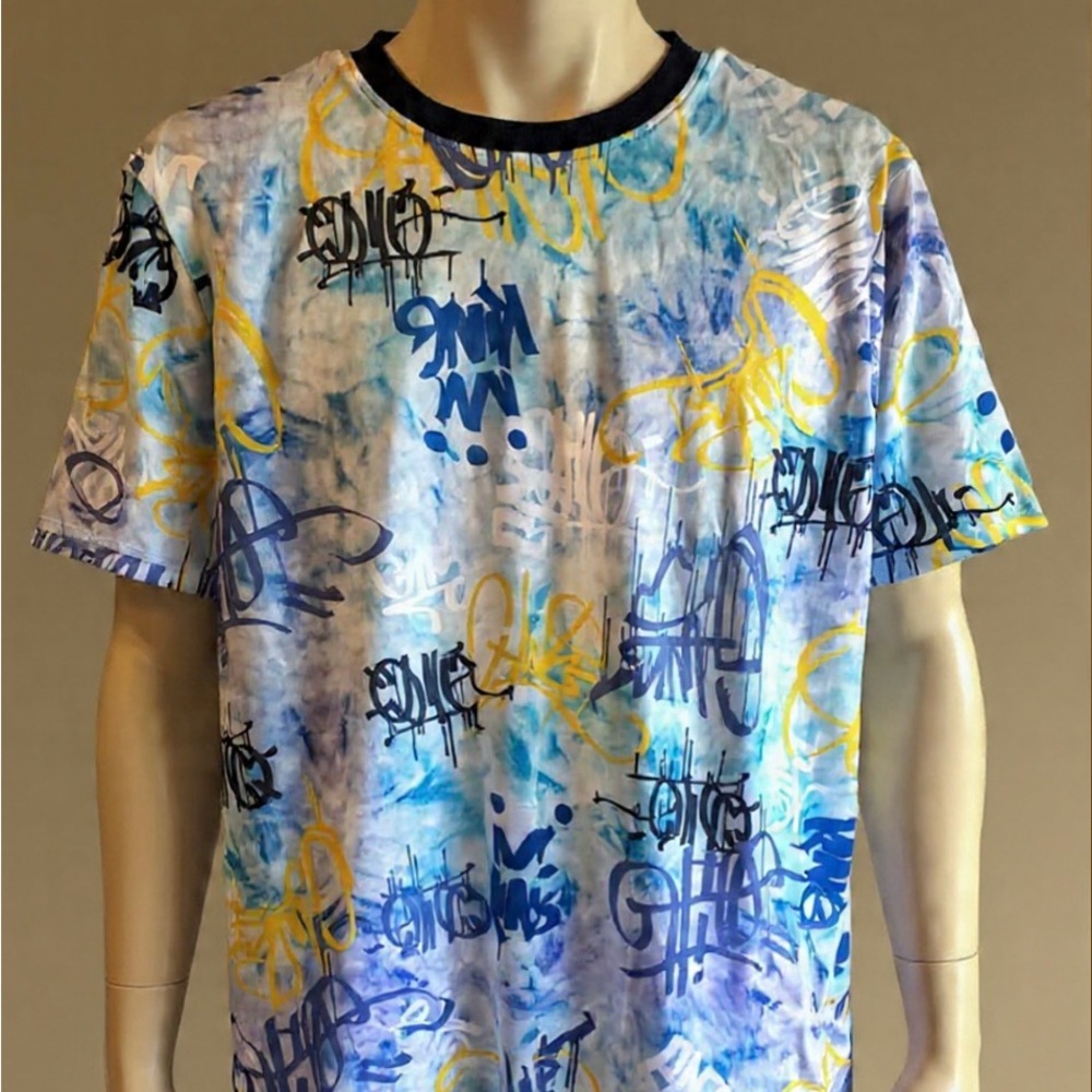Men's Multicolor Graphic T-Shirt